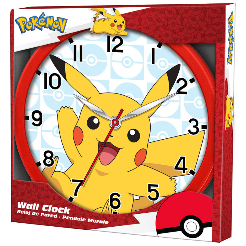 Pokemon Wall Clock Pikachu