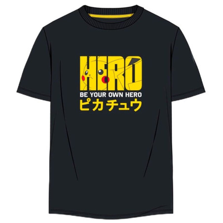 (medium) Diffuzed Pokemon Hero t-shirt pikachu volwassenen