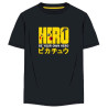 (large) Diffuzed Pokemon Hero t-shirt pikachu volwassenen