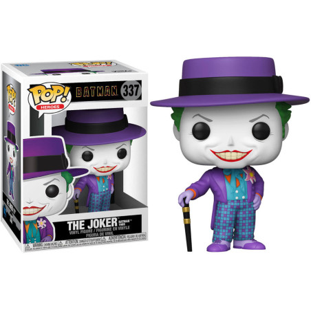 FUNKO POP figure DC Comics Batman 1989 Joker with Hat