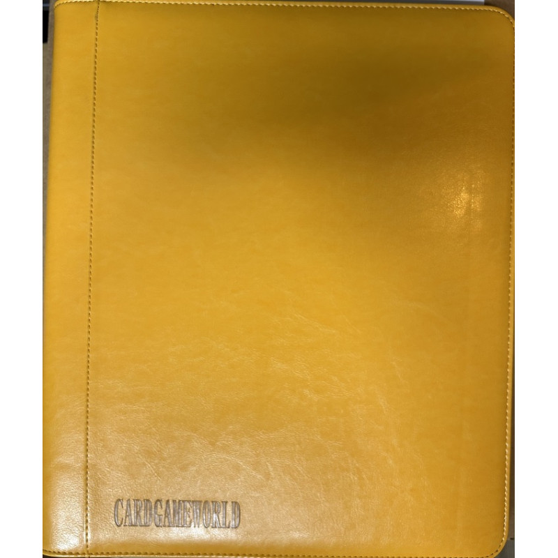 Toploader Binder Yellow / Pu- Leather / 252 Pokémon Cards
