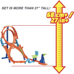 Hot Wheels Vertical 8 Curve Jump Trackset