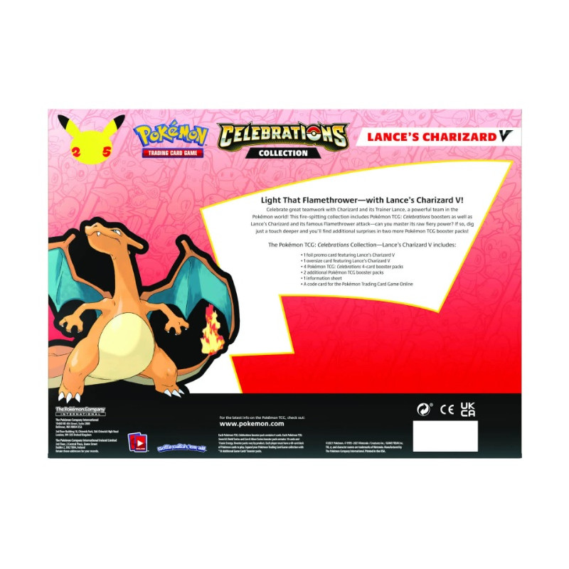 Pokémon Celebrations V Box Lance s Charizard