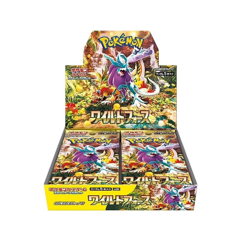 Pokémon Booster Box Scarlet & Violet SV5K: Wild Force JAP 30 Boosters