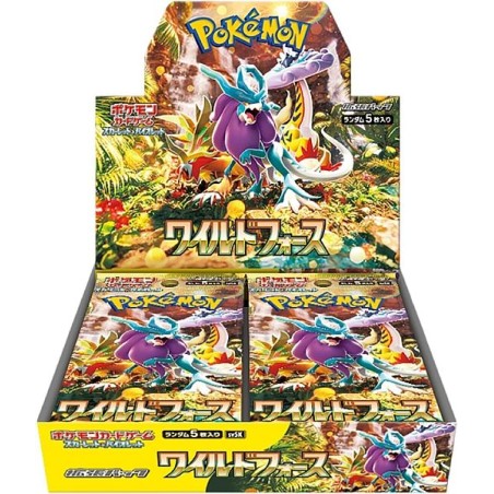 Pokémon Booster Box Scarlet & Violet SV5K: Wild Force JAP 30 Boosters