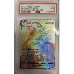 Glaceon Vmax Evolving Skies 208 PSA 9