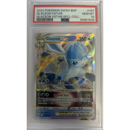 Glaceon Vstar SWSH 197 PSA 10