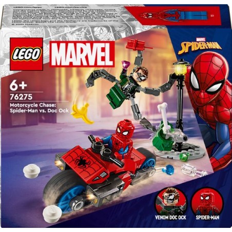 LEGO Marvel Motorachtervolging: Spider-Man vs. Doc Ock - 76275