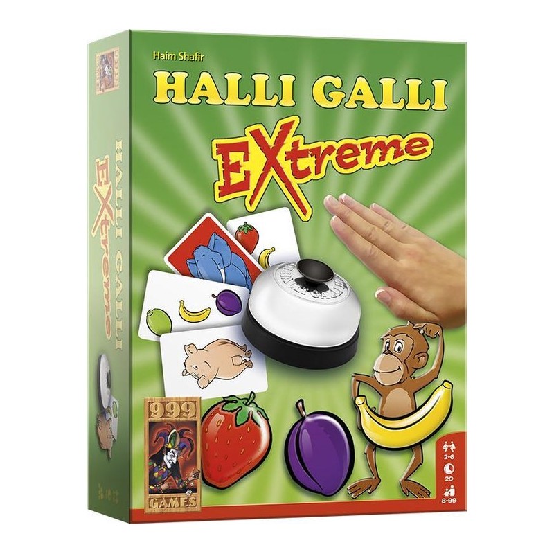 999 Games - Halli Galli Extreme - Actiespel