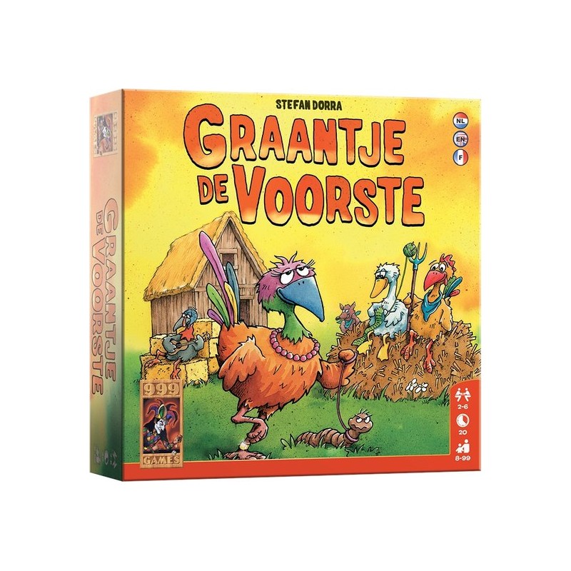 999 Games - Graantje de voorste - Kaartspel