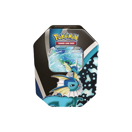 Pokémon Eevee Evolution Tins: Vaporeon V Tin ENG