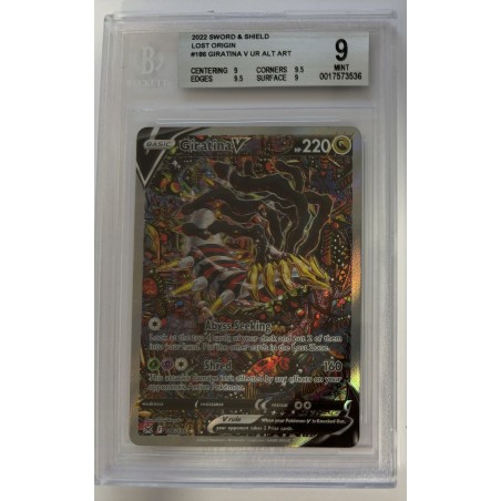 Giratina V - Lost Origin 186 BGS Beckett 9