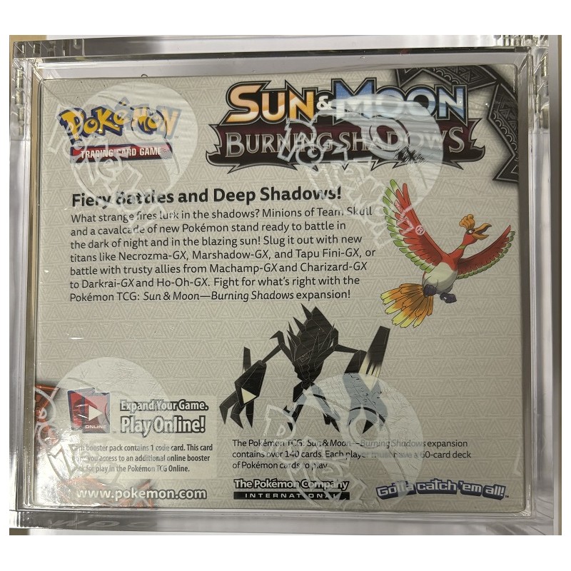Pokmon Sun & Moon - Burning shadows Booster Box ENG + acryl box