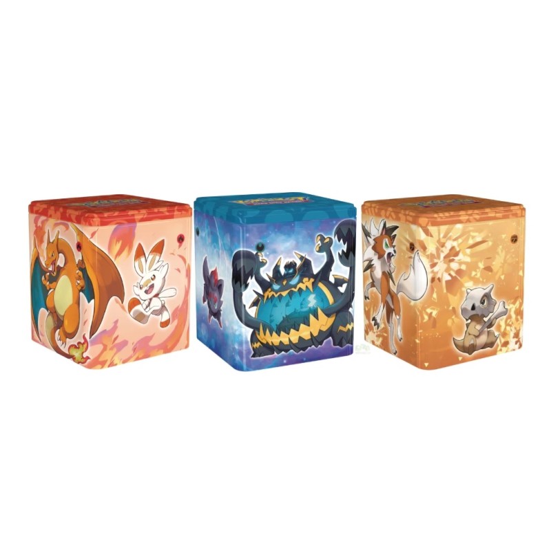 Pokemon Fire Fighting & Darkness Stacking Tin 2022 ENG