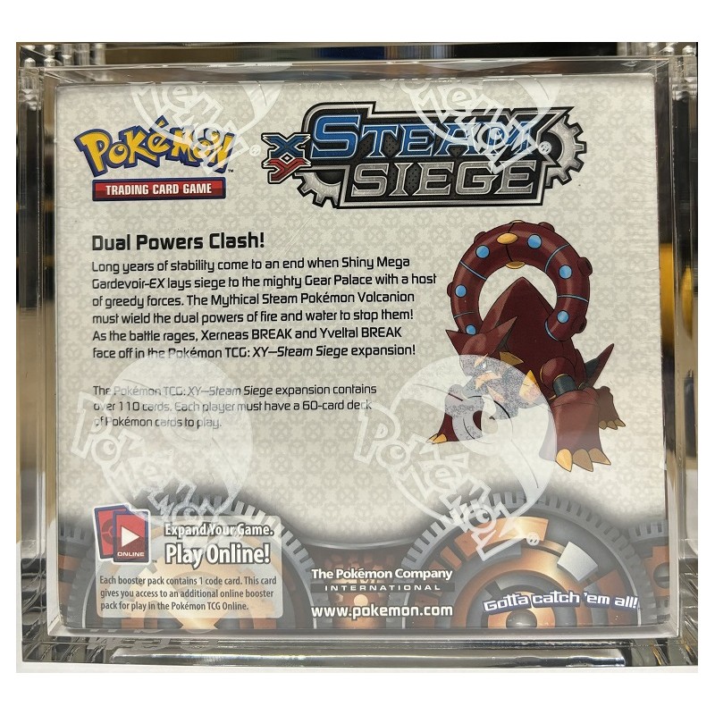 Pokmon XY Steam Siege Booster Box ENG + Acryl box