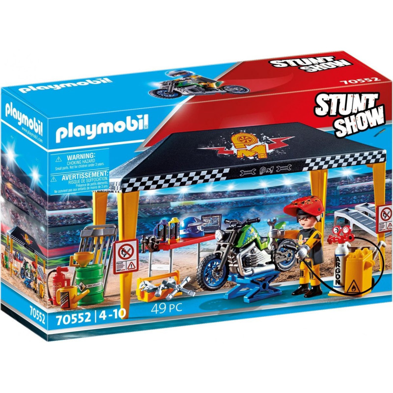 PLAYMOBIL Stuntshow workplace tent - 70552