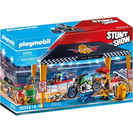 PLAYMOBIL Stuntshow werkplek tent - 70552