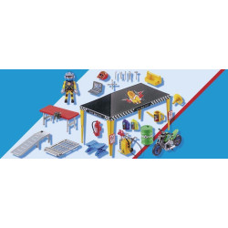 PLAYMOBIL Stuntshow werkplek tent - 70552