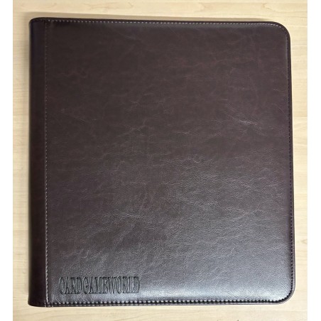 PRO BINDER - 12 - Pocket 480 Cards Black Brown