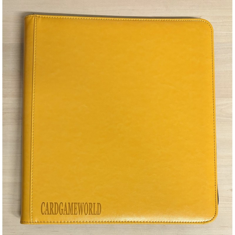 PRO BINDER - 12 - Pocket 480 Cards Yellow