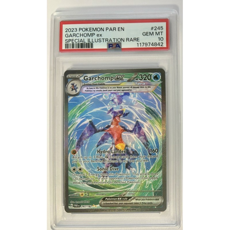 Garchomp Ex PAR 245 ENG PSA 10