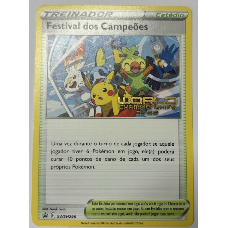 Pokémon SWSH 296 Festival Dos Campeões Portuguese