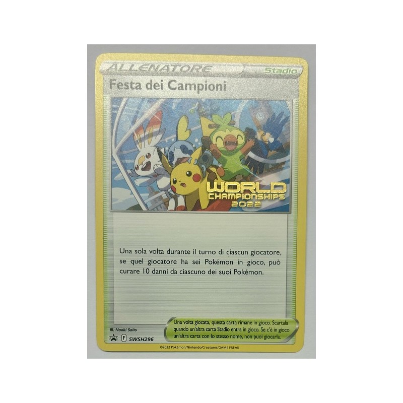 Pokémon SWSH 296 Champions Festival Italian