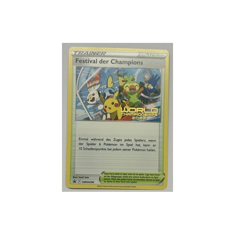 Pokémon SWSH 296 Champions Festival German