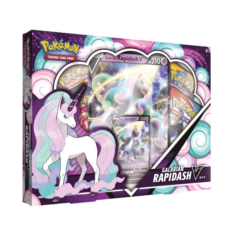 Pokémon Galarian Rapidash V Box ENG