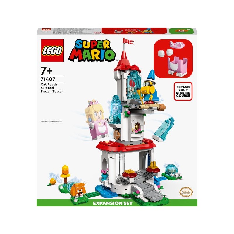 LEGO Super Mario Expansion Set: Cat Peach Suit and Ice Tower - 71407