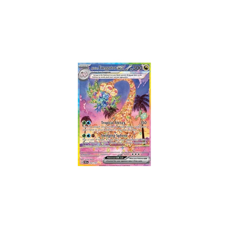 Alolan Exeggutor Ex - SSP 242 - Surging Sparks - Eng
