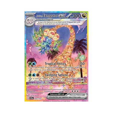 Alolan Exeggutor Ex - SSP 242 - Surging Sparks - Eng