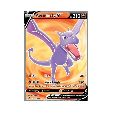 Aerodactyl V - LOR 179 - Lost Origin -  Eng