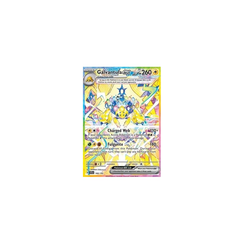 Galvantula Ex - SCR 168 - Stellar Crown - Eng
