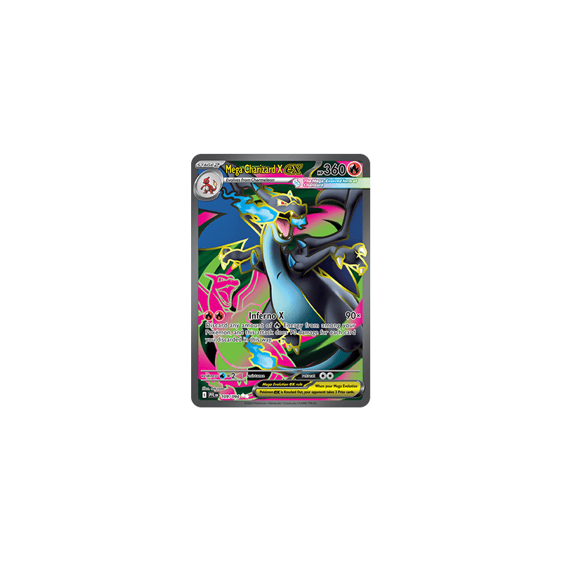 Mega Charizard X ex (PFL 109) - Phantasmal Flames - Eng