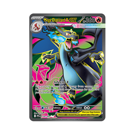Mega Charizard X ex (PFL 109) - Phantasmal Flames - Eng