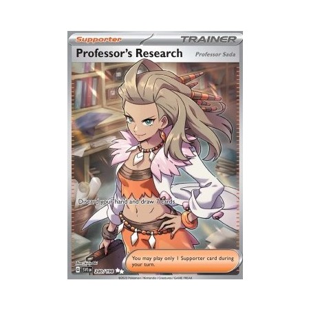 Professor's Research - Professor Sada (SVI 240) - Scarlet & Violet - Eng