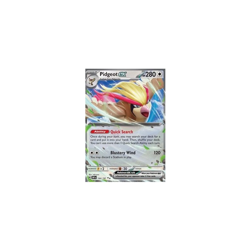 Pidgeot ex (OBF 164) - Obsidian Flames - Eng