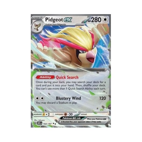 Pidgeot ex (OBF 164) - Obsidian Flames - Eng