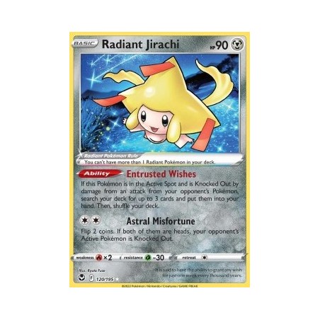 Radiant Jirachi (SIT 120) - Silver Tempest - Eng