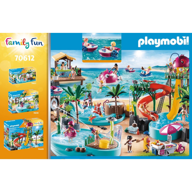 PLAYMOBIL 9424 - Family Fun - Pédalo flottant avec 4 personnages