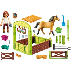 PLAYMOBIL Spirit Lucky & Spirit met paardenbox - 9478