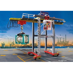 PLAYMOBIL City Action Cargo Portaalkraan met containers - 70770