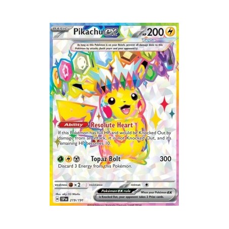 Pikachu ex (SSP 219) - Surging Sparks - Eng