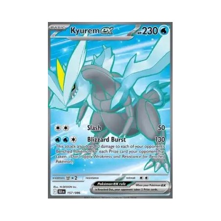 Kyurem ex (BLK 157) - Black Bolt - Eng