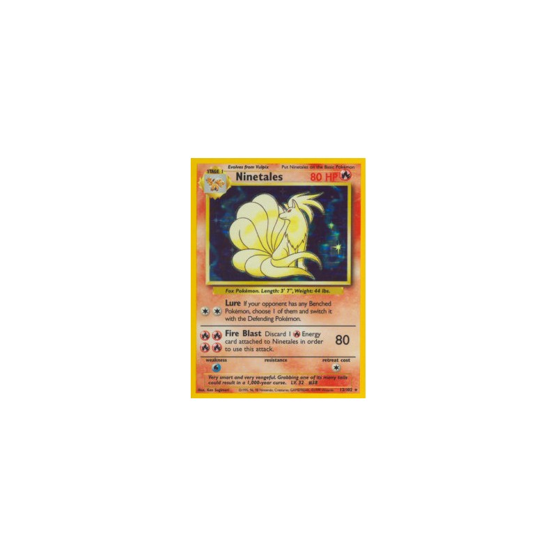 Ninetales (BS 12) - Base Set - NL/DUTCH