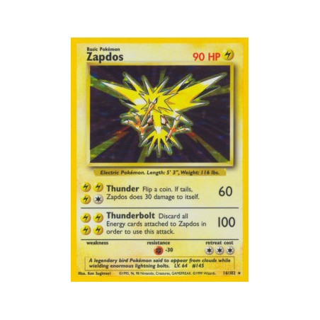 Zapdos (BS 16) - Base Set - NL/DUTCH