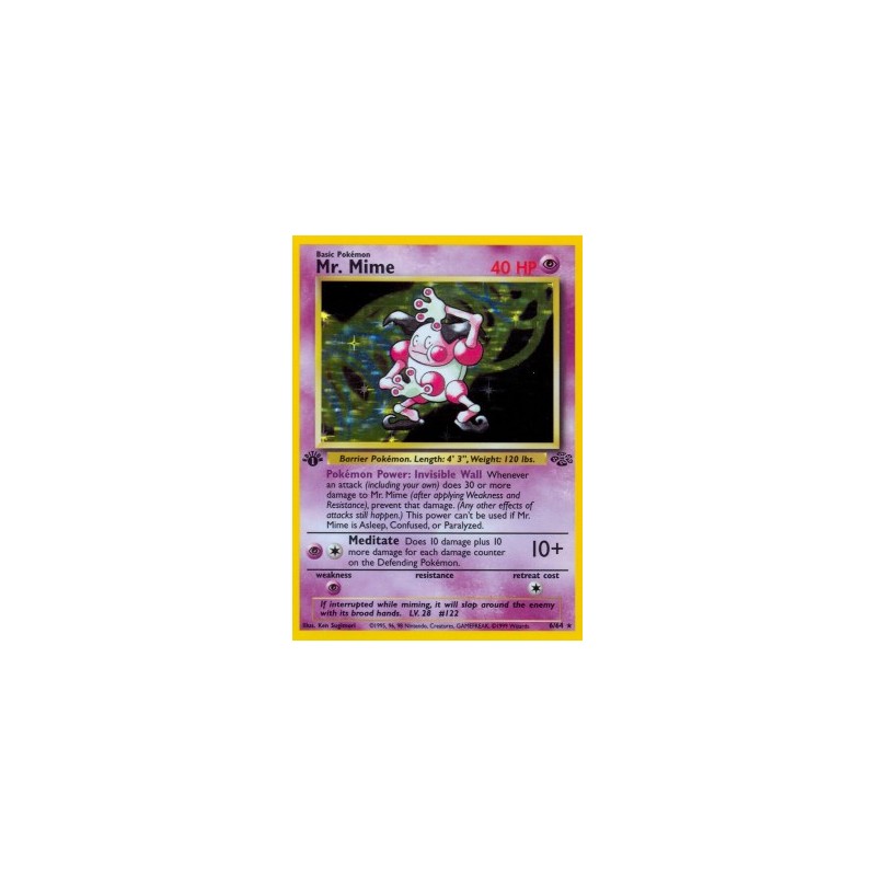 Mr. Mime 1st Edi (JU 6) - JUNGLE SET - NL/DUTCH