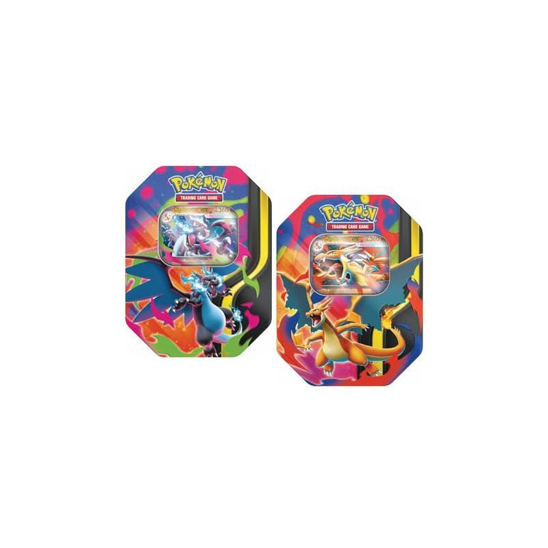 Pokémon - Mega Charizard EX Tin - 2 Visuals - Eng