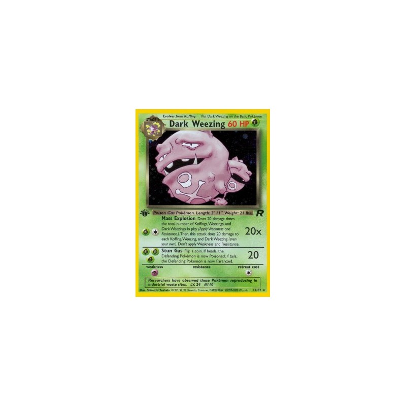 Dark Weezing (TR 14) - Team Rocket - ENG